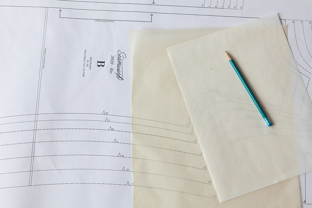 Perfecting Your Sewing Patterns With Tracing Paper -  NeedlesnBeadsnSweetasCanbe