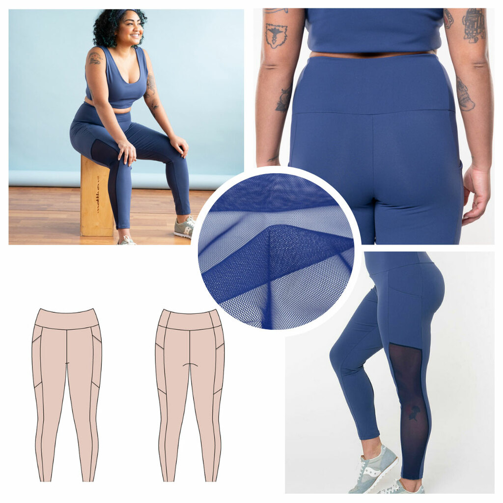 a photo collage of the tino leggings