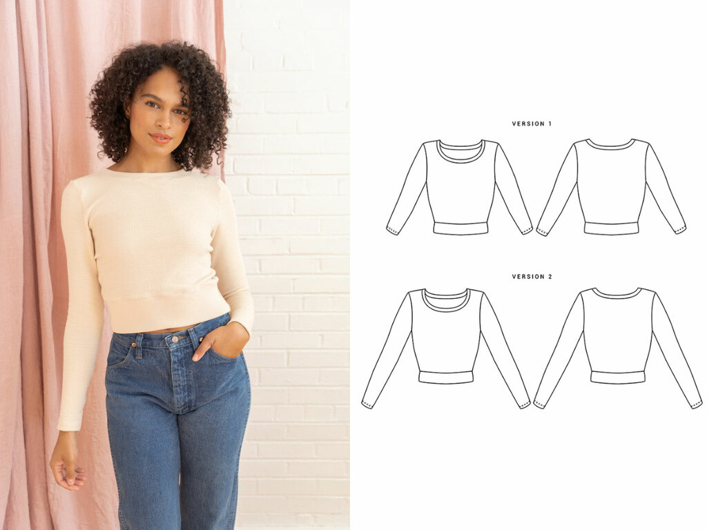 The Astoria sweater sewing pattern