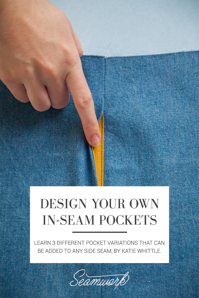 How to sew inner side pocket on senator outfit step by step 