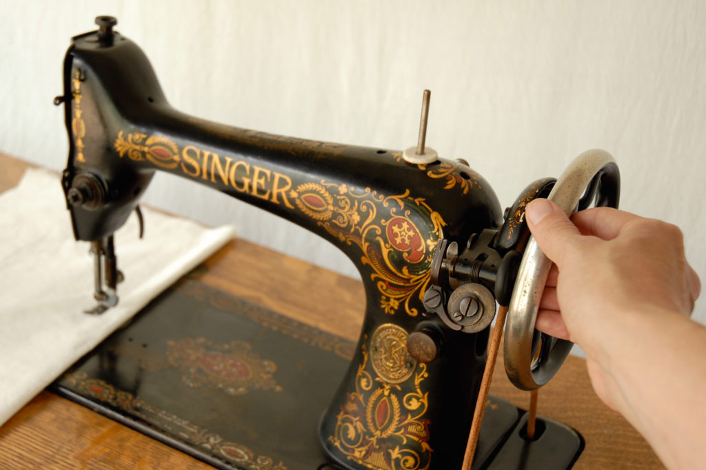 what is a hand wheel on a sewing machine
