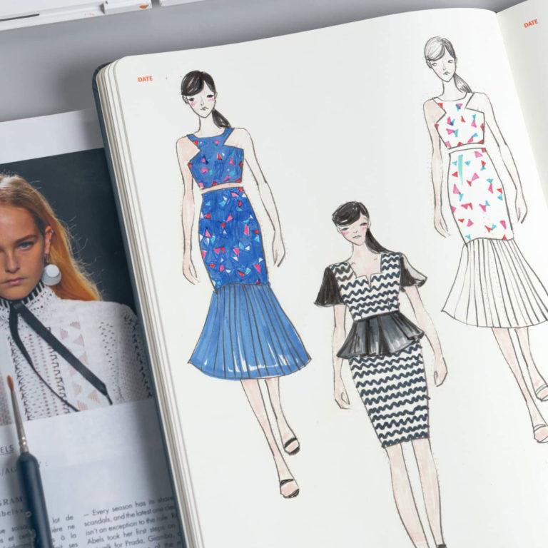 cloth designs online fashion sketchbook free