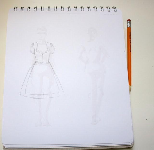 Fashion Sketchbook Art, S/4