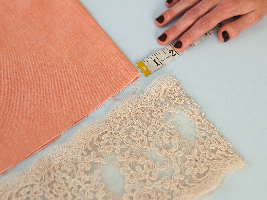 How to Sew a Lace Hem
