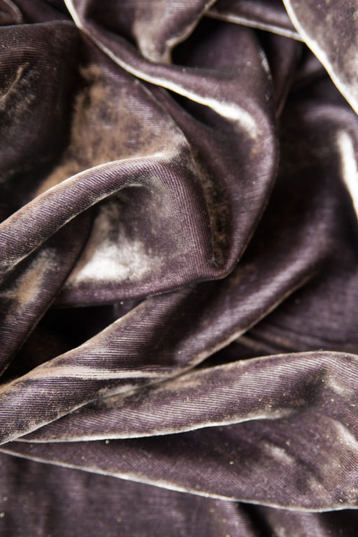 Velvet fabric for dressmaking and high-fashion