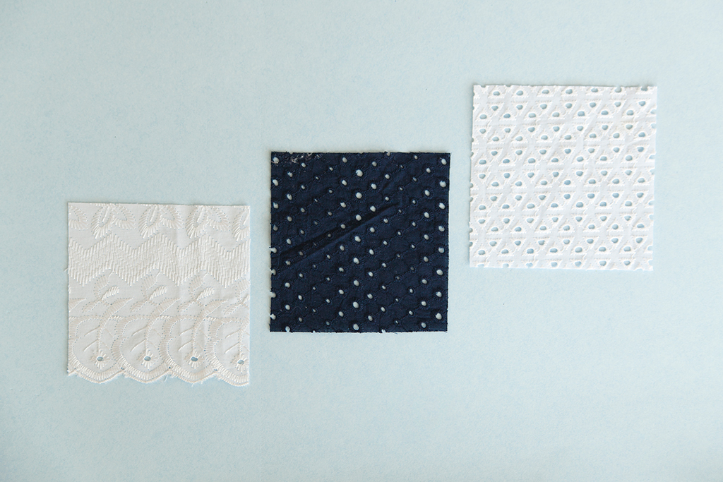 Sewing with Eyelet Fabric