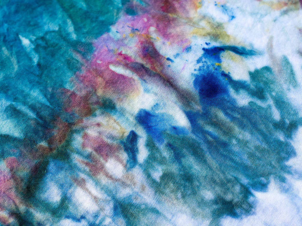 How to Ice Dye on Cotton Fabric Tutorial 