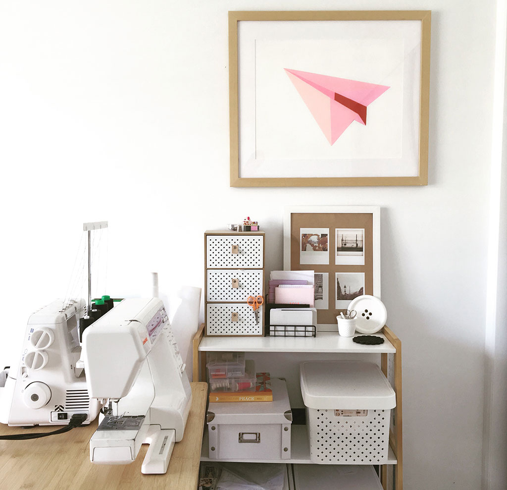 Sewing Room Decor Organization and Storage - Sew Some Stuff