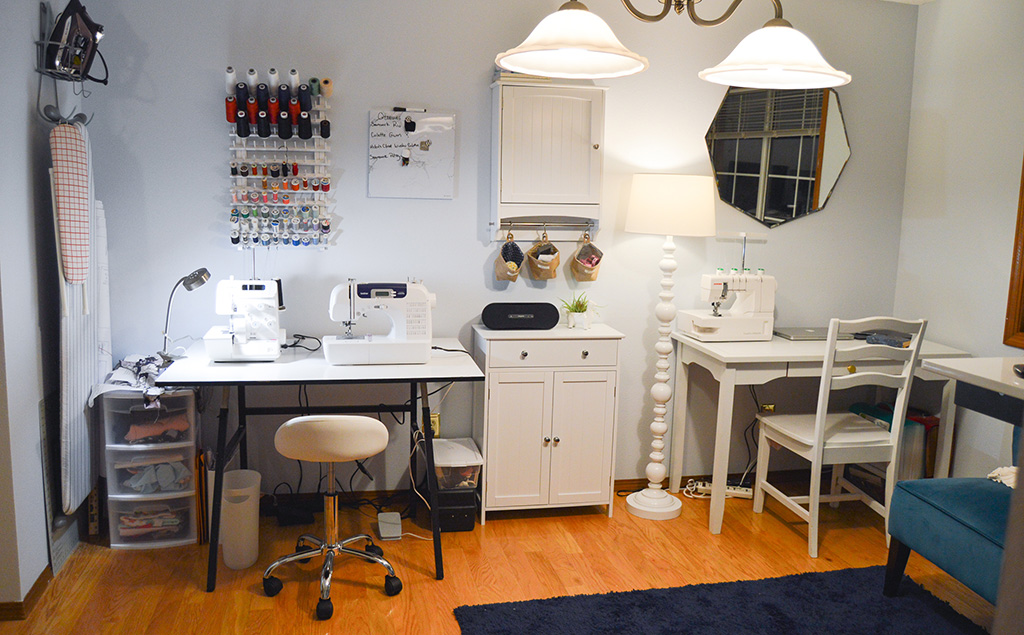 Anatomy of a Small Sewing Space