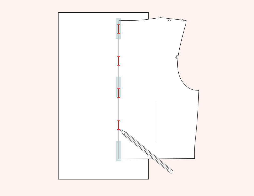 How to Create a Center Back Placket (in a garment without a Center Back Seam)  – Part 1