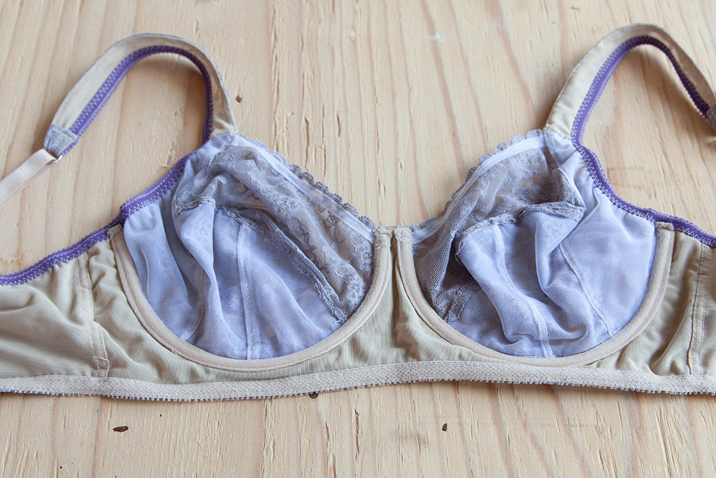 How to sew bra with handmade foam cups? My sewing 