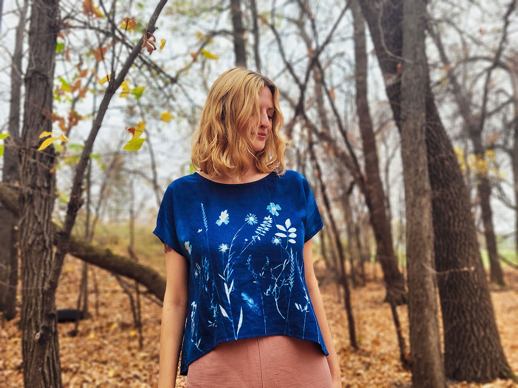 A Guide to Creating Sun-Printed Garments with Cyanotype