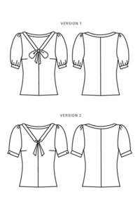 The Jasmine Top Sewing Pattern, by Seamwork
