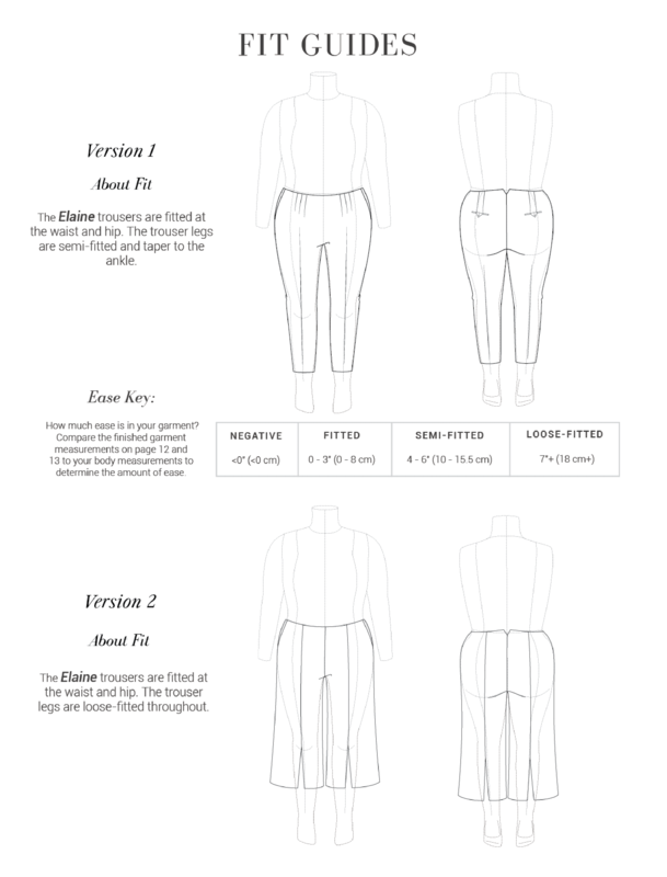 The Elaine Pants Sewing Pattern, by Seamwork