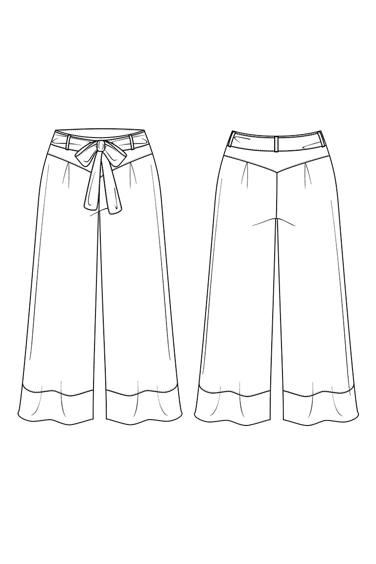 The Monroe Pants Sewing Pattern, by Seamwork