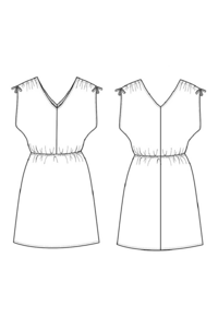 The Kimmy Dress Sewing Pattern, by Seamwork