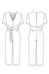 The Sky Jumpsuit Sewing Pattern, by Seamwork