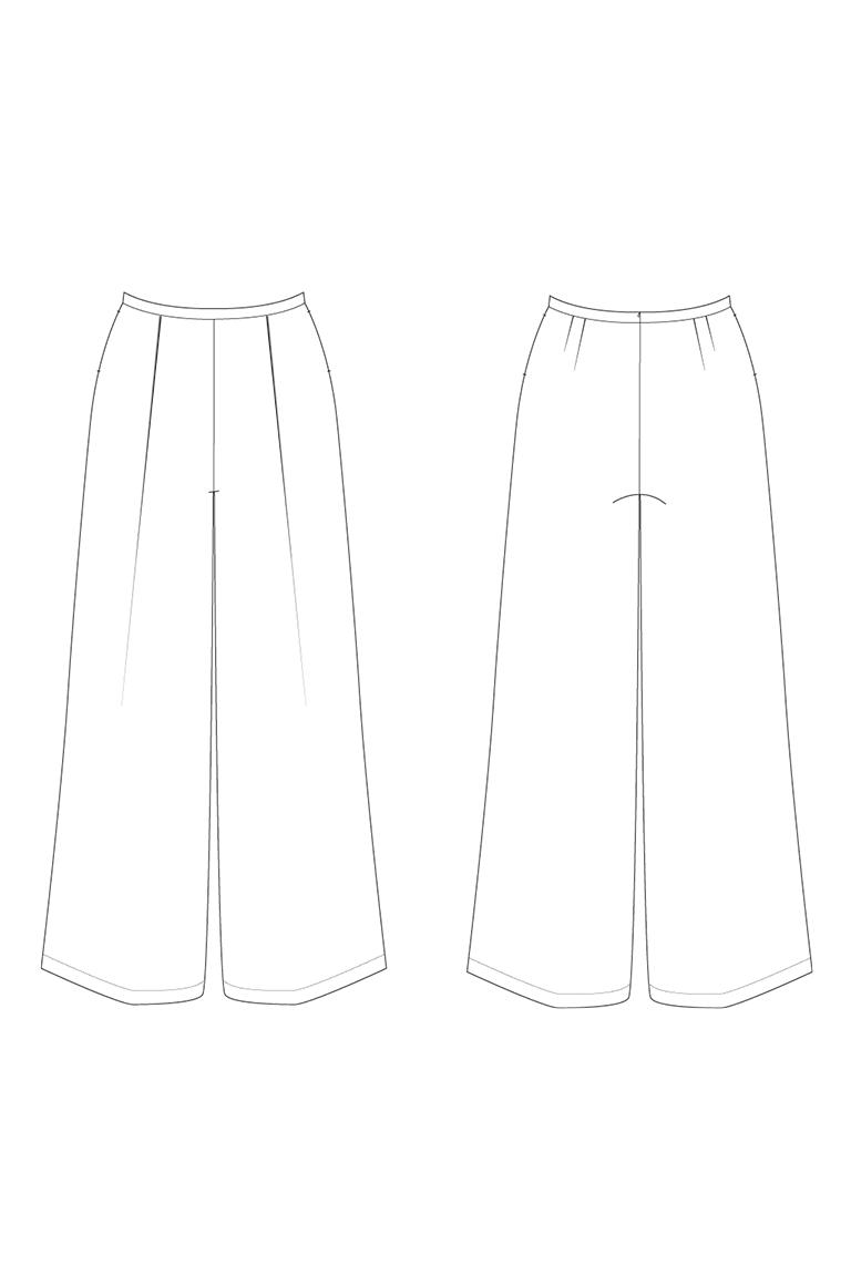 The Marret Pants Sewing Pattern, by Seamwork