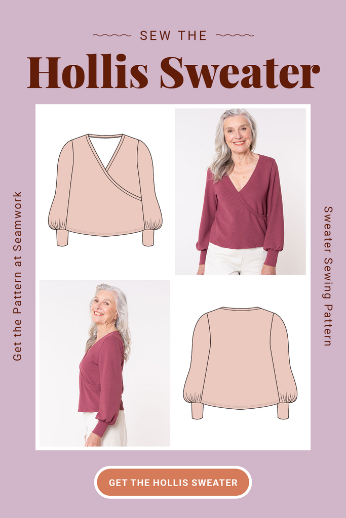 The Hollis Sweater Sewing Pattern, by Seamwork