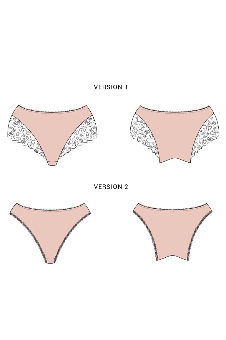 The Fable Underwear Sewing Pattern, by Seamwork