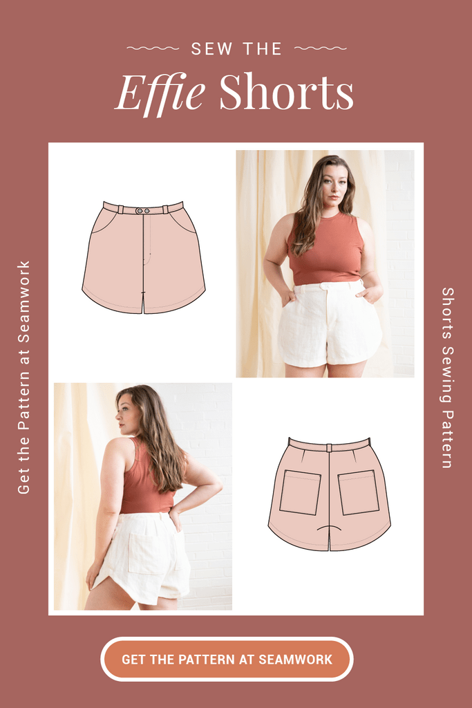 The Effie shorts sewing pattern, by Seamwork