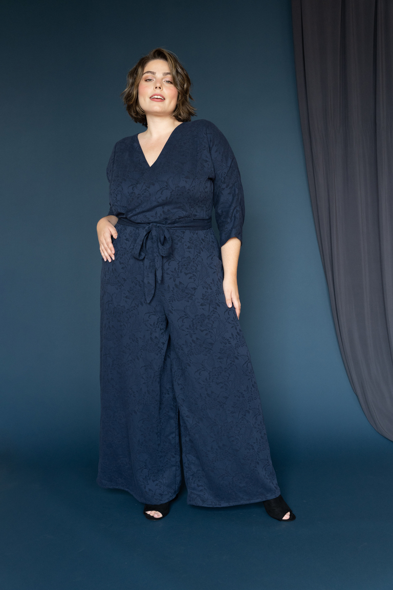 The Del jumpsuit sewing pattern, by Seamwork