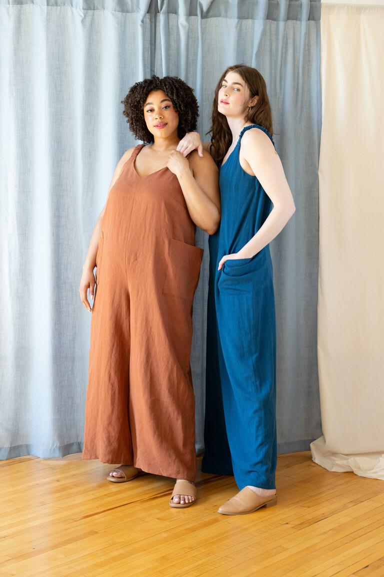 The Del jumpsuit sewing pattern, by Seamwork