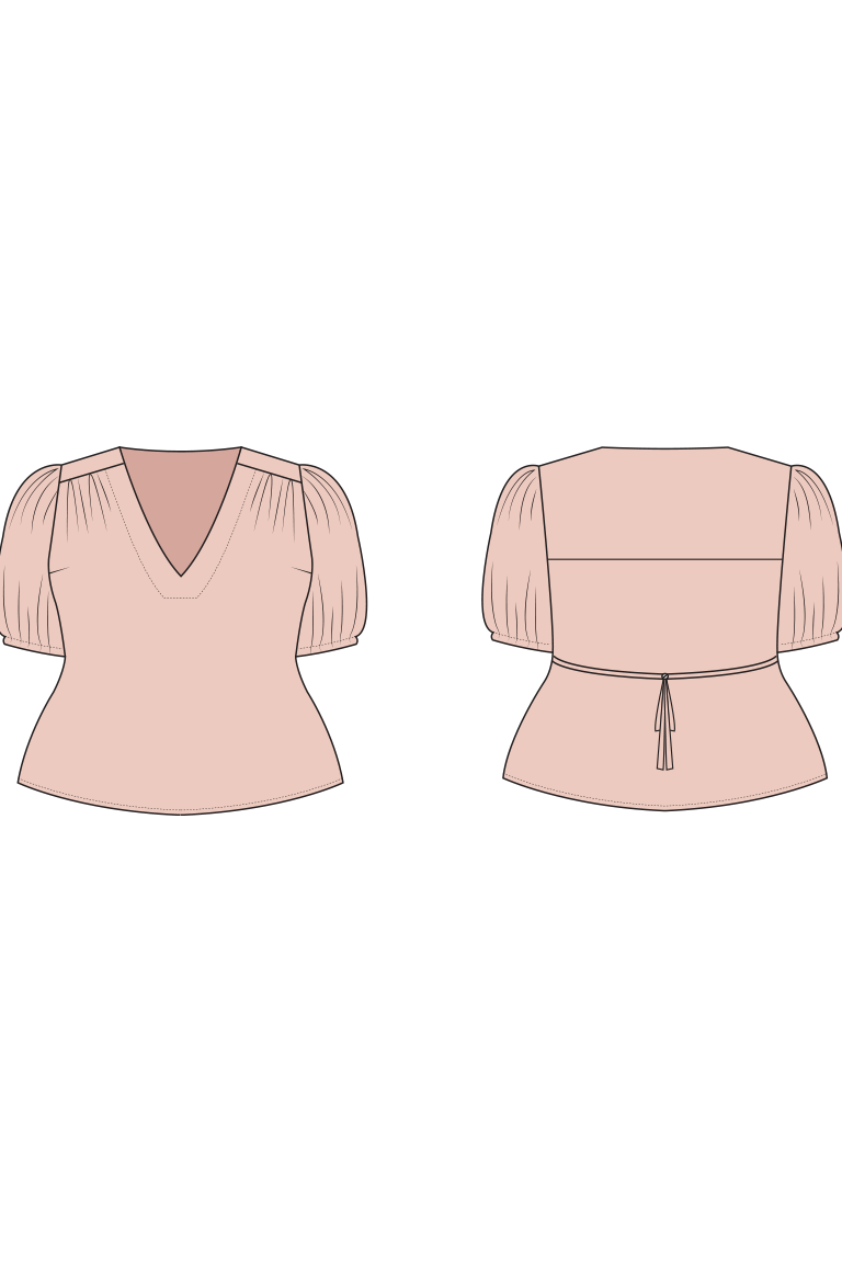 The Hawthorn Dress and Shirt Sewing Pattern, by Seamwork